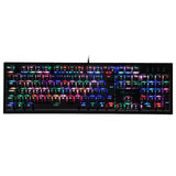 Teclado Mecânico Gamer Draxen DN201, RGB, Switch Outemu Blue, Anti-ghosting, ABN