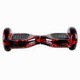 Hoverboard Skate Elétrico 6.5 Vermelho Fogo Led Bluetooth