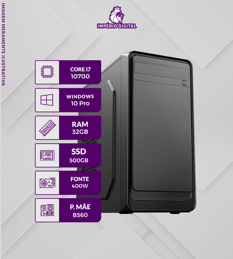 Computador Império Digital - Linha Escritório - Enterprise Elite - imperiodigital