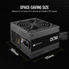 CX Series™ CX750 - Fonte de alimentação ATX 750 Watts, 80 PLUS Bronze (BR)