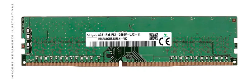 Memória Ram 8gb Sk Hynix Ddr4 2666mhz