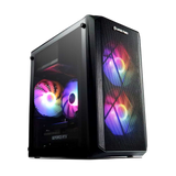 Gabinete Gamer Liketec Cycle, Mid Tower, mATX, ITX, Lateral Acrilico, Preto