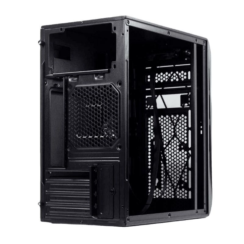 Gabinete Gamer Liketec Cycle, Mid Tower, mATX, ITX, Lateral Acrilico, Preto - imperiodigital