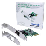 Placa De Rede 10/100/1000mbps Pci Express Gigabit - Mymax - MGLANE-JEN