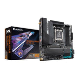 Placa Mãe Gigabyte B650M Aorus Elite AX, Chipset B650, AMD AM5, MATX, DDR5