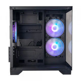 Gabinete Bluecase Gamer Soul PRO BG-052, Frontal e Lateral em Vidro Temperado, 3 Fans 120mm ARGB, Mid Tower