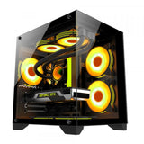 Gabinete Bluecase Gamer Soul PRO BG-052, Frontal e Lateral em Vidro Temperado, 3 Fans 120mm ARGB, Mid Tower