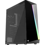 Gabinete Gamer Aerocool Shard Mid Tower, RGB, com FAN, Lateral em Acrílico - imperiodigital