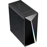 Gabinete Gamer Aerocool Shard Mid Tower, RGB, com FAN, Lateral em Acrílico - imperiodigital