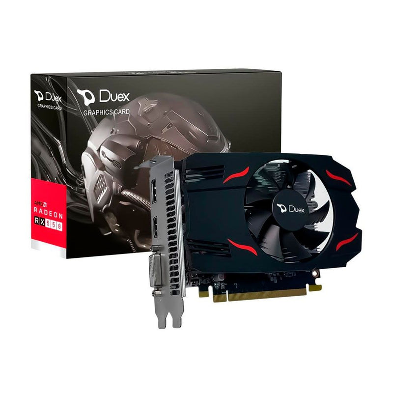 Placa De Vídeo Duex AMD Radeon RX 550, 4GB, GDDR5, 128 Bit, DX RX550-4GB