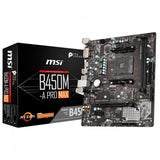 Placa Mãe MSI B450M-A PRO MAX, Chipset B450, AMD AM4, MATX, DDR4